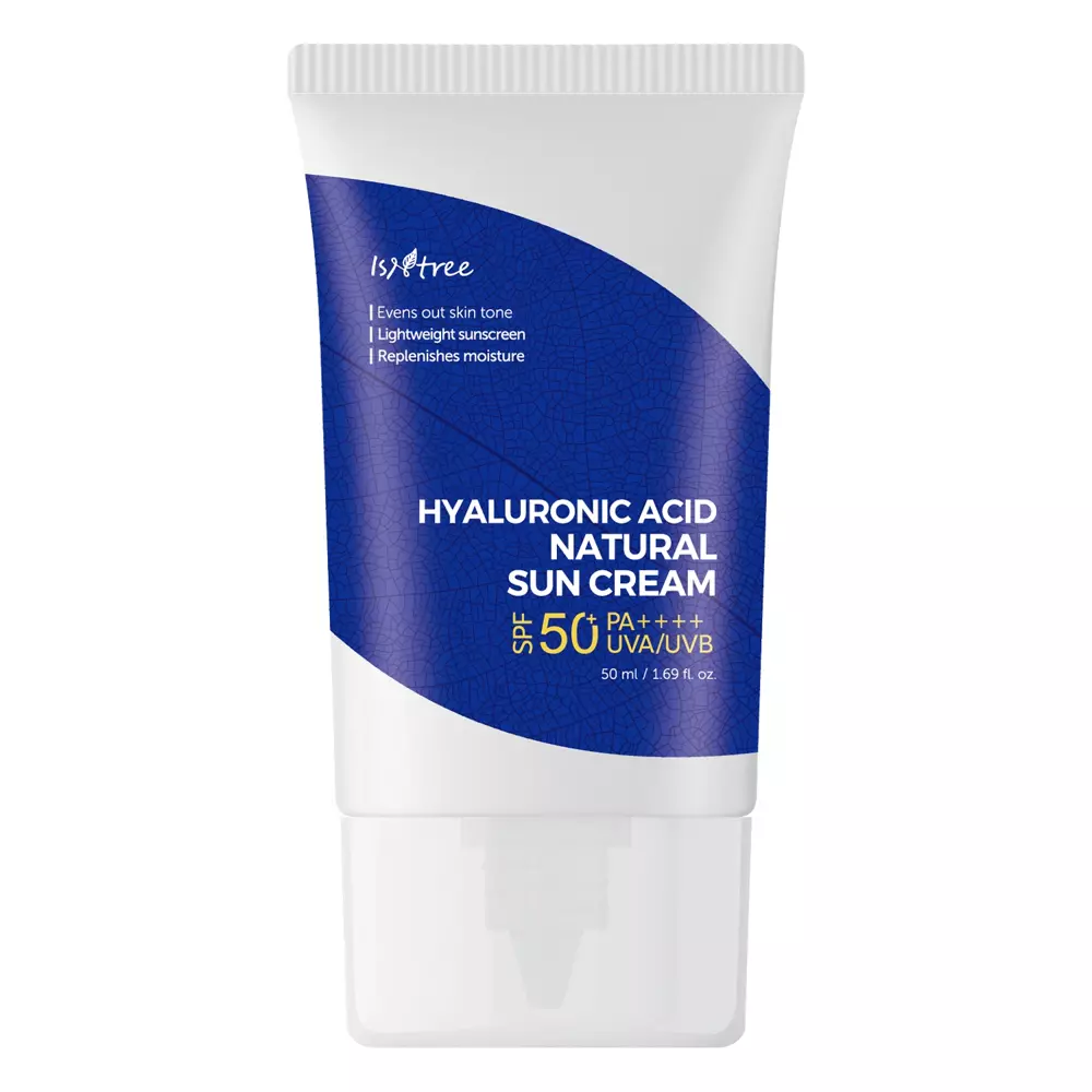 Isntree - Hyaluronic Acid Natural Sun Cream SPF50+/PA++++ - Krēms ar minerālu filtru - 50ml