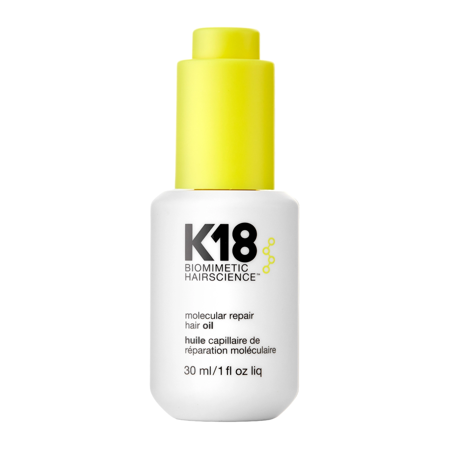 K18 - Molecular Hair Oil - Atjaunojoša Eļļa Bojātiem Matiem - 30ml