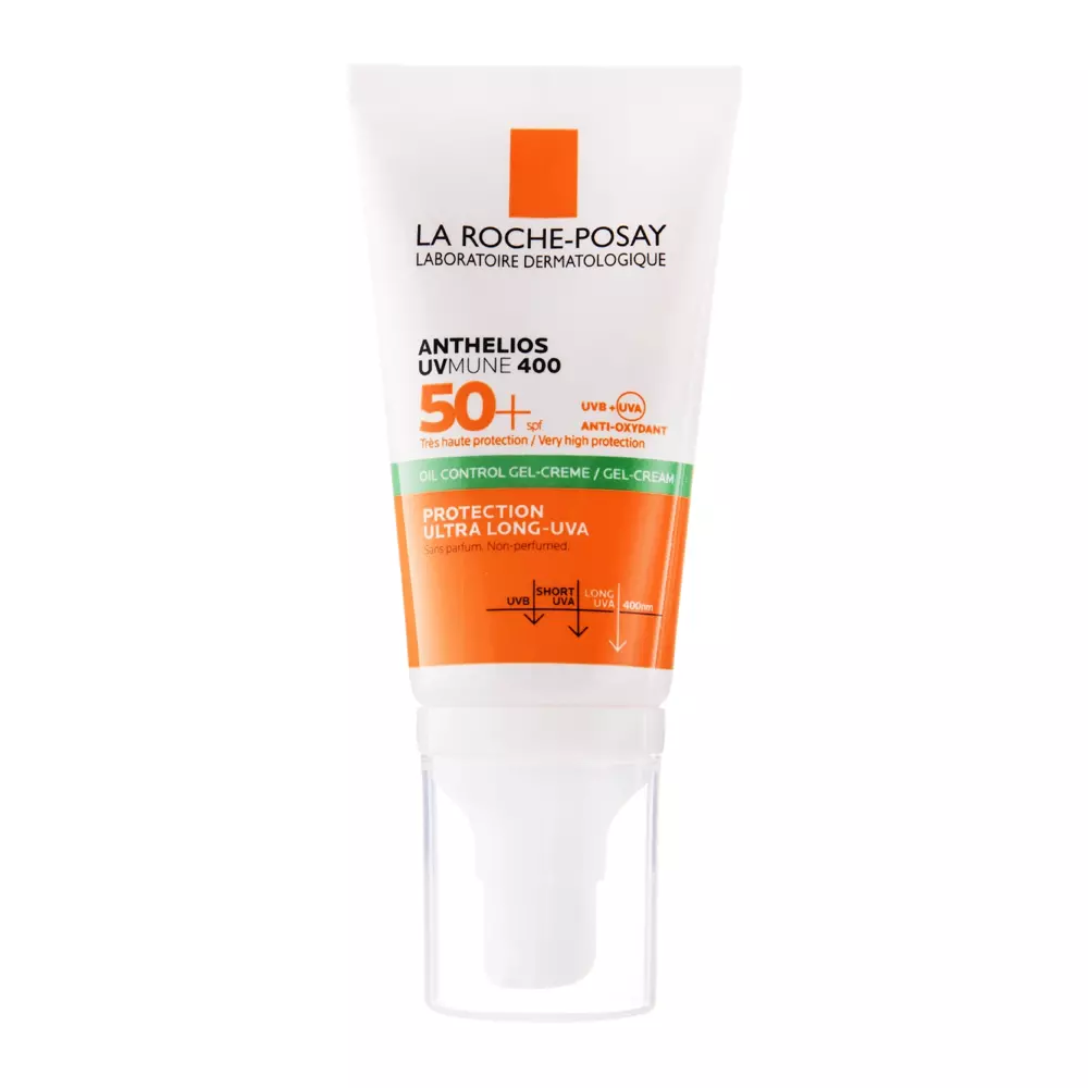 La Roche-Posay - Anthelios UVMUNE 400 Oil Control SPF50+ - Matējoša Krēmželeja - 50ml