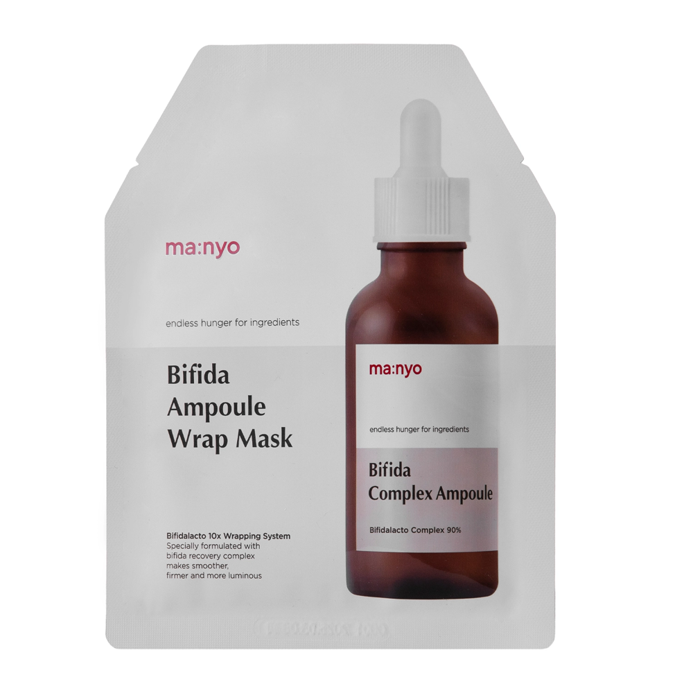 Ma:nyo - Factory Bifida Ampoule Wrap Mask - Hidragēla Mitrinoša Maska - 35g