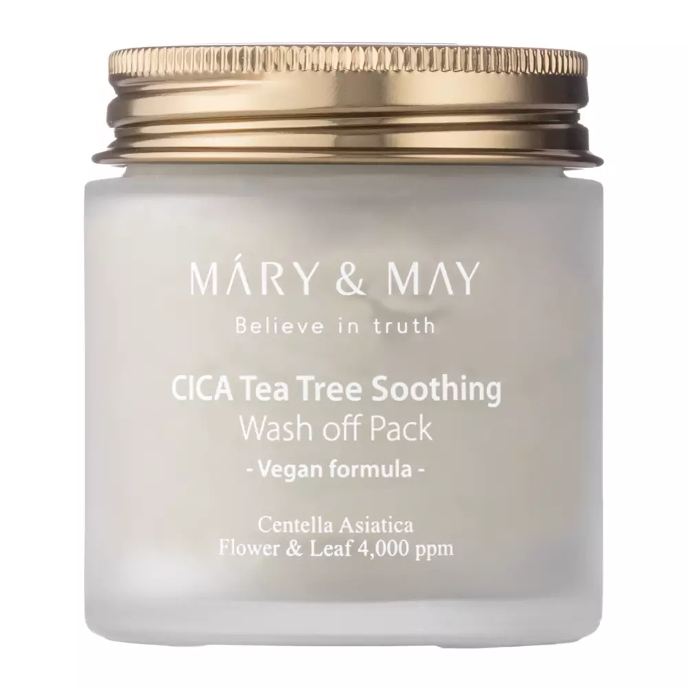 Mary&May - CICA Tea Tree Soothing Wash off Pack - Māla maska - 125g