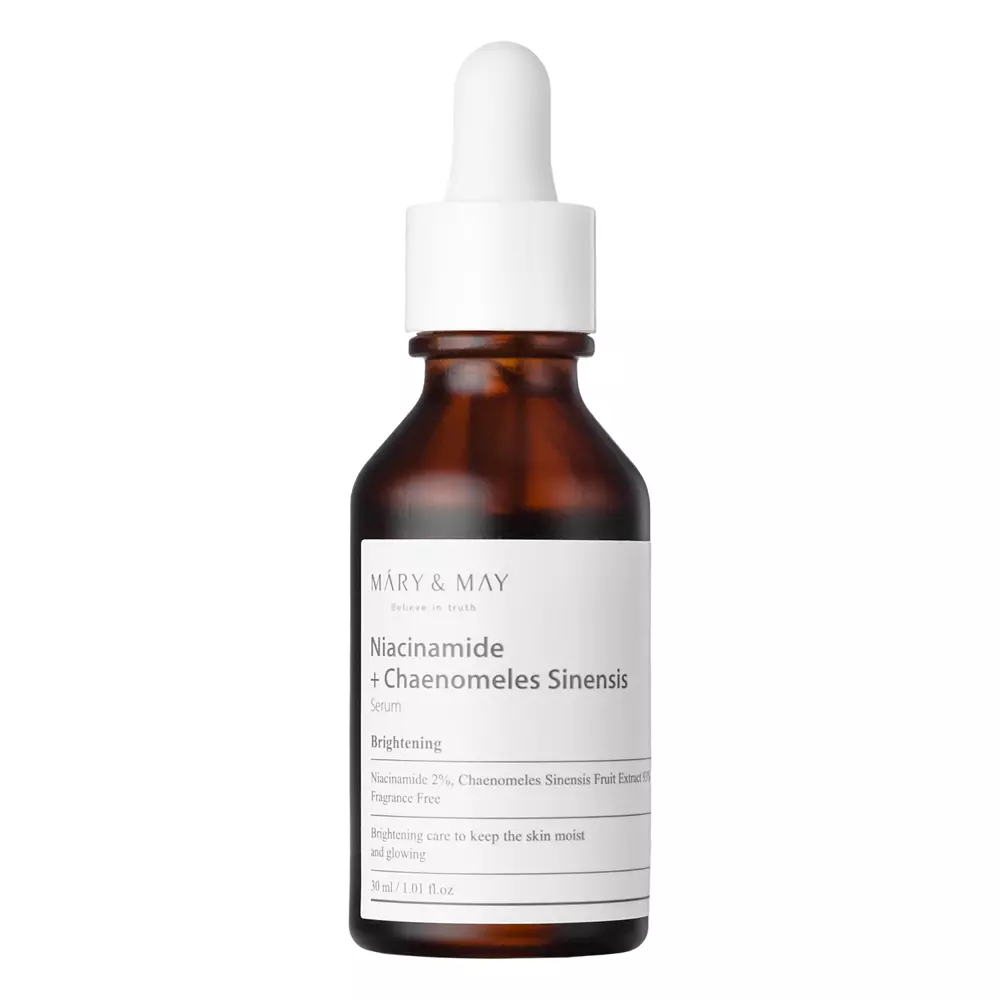 Mary&May - Niacinamide Chaenomeles Sinensis Serum - Izgaismojošs serums ar niacinamīdu un Ķīnas pseidocidoniju - 30ml