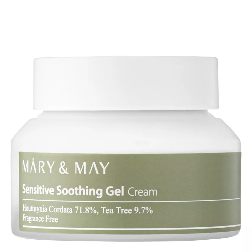 Mary&May - Sensitive Soothing Gel Blemish Cream - Nomierinošs un kairinājumu mazinošs krēms - 70g