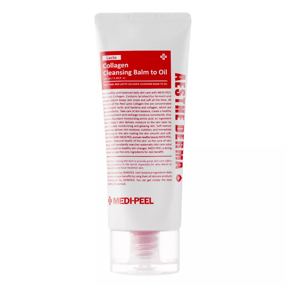 Medi-Peel - Red Lacto Collagen Cleansing Balm to Oil - Eļļas Balzams Sejas Attīrīšanai - 100ml