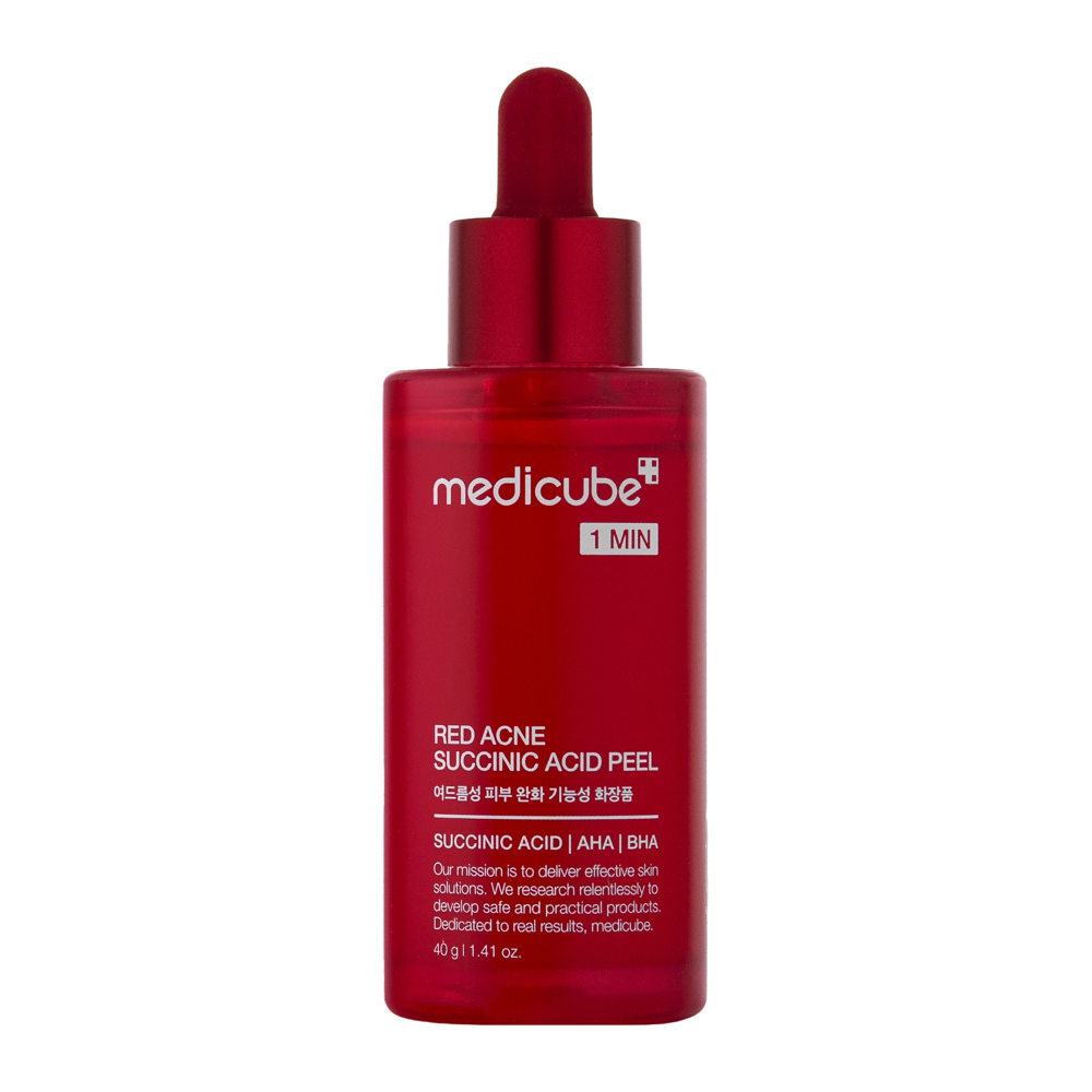 Medicube - Red Acne Succinic Acid Peel - Skābes Pīlings Ādas Nepilnību Mazināšanai - 40g