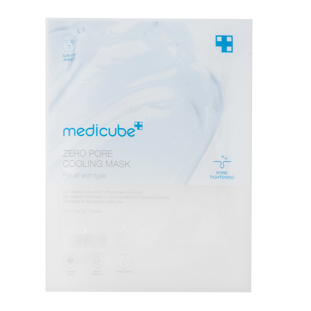 Medicube - Zero Pore Cooling Mask - Vēsinoša Sejas Auduma Maska - 1gab./27g