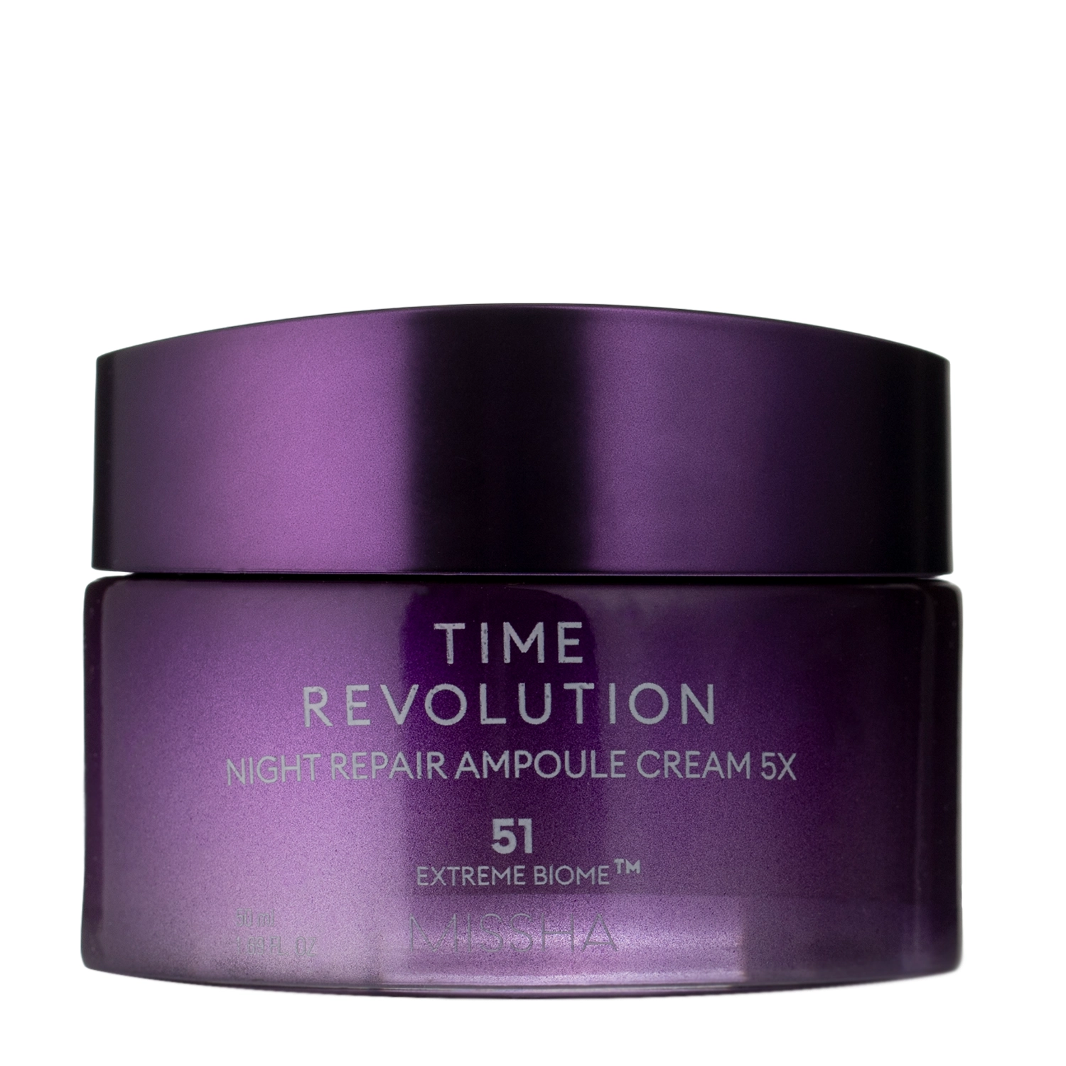 Missha - Time Revolution Night Repair Ampoule Cream 5X - Intensīvi Nostiprinošs Krēms - 50ml