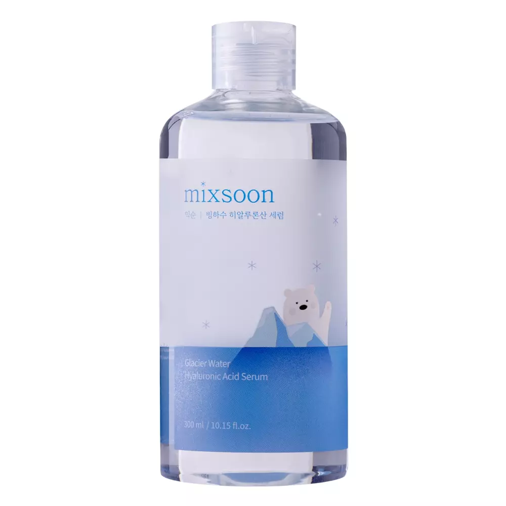 Mixsoon - Glacier Water Hyaluronic Acid Serum - Serums ar hialuronskābi un ledāja ūdeni - 300ml