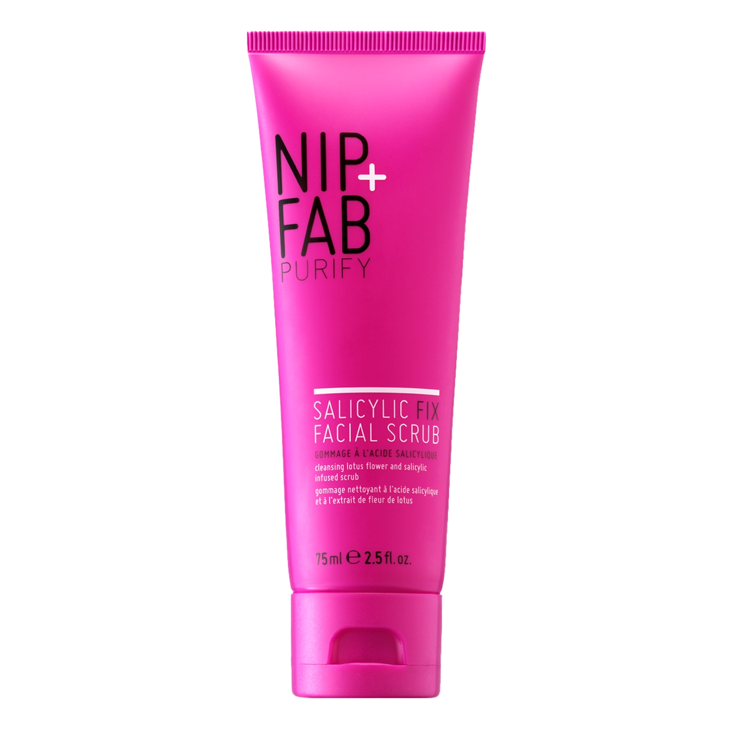 Nip+Fab - Salicylic Fix Facial Scrub - Sejas Pīlings ar Salicilskābi - 75ml