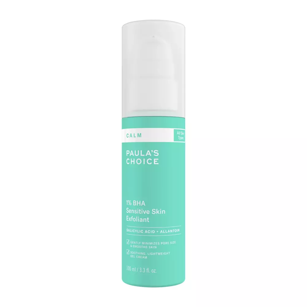 Paula's Choice - Calm 1% BHA Sensitive Skin Exfoliant - Maigs pīlinga gels-krēms jutīgai ādai - 100ml