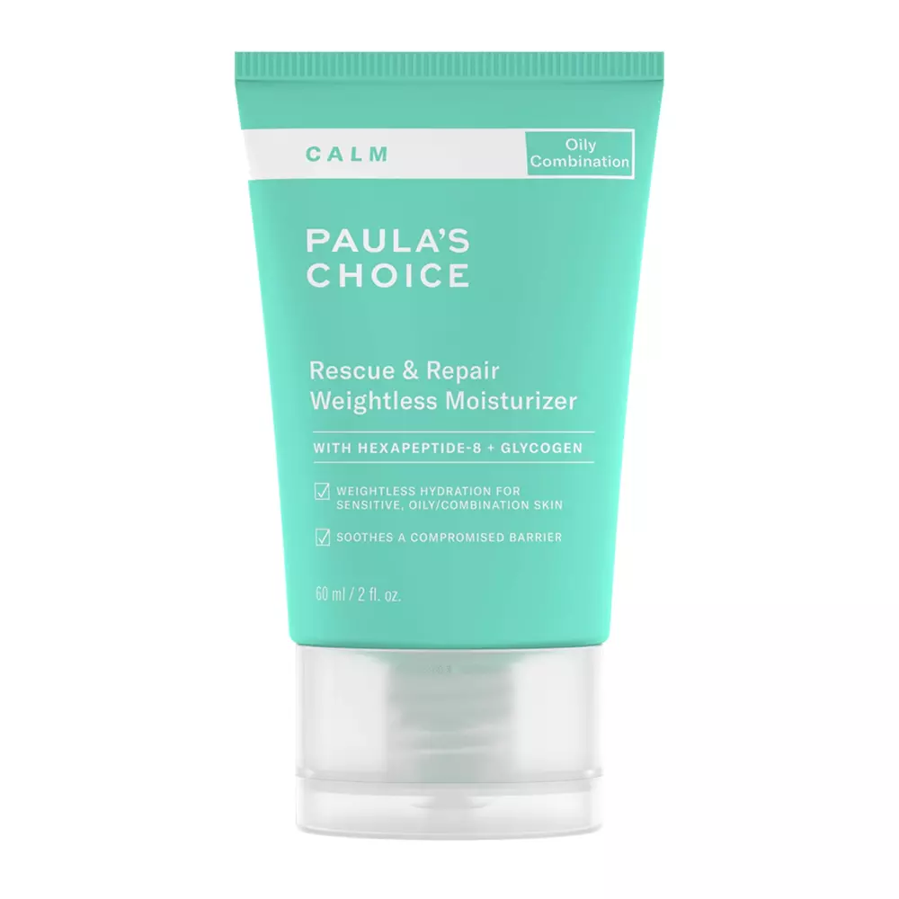 Paula's Choice - Calm Rescue & Repair Weightless Moisturizer - Viegls mitrinošs nakts krēms - 60ml