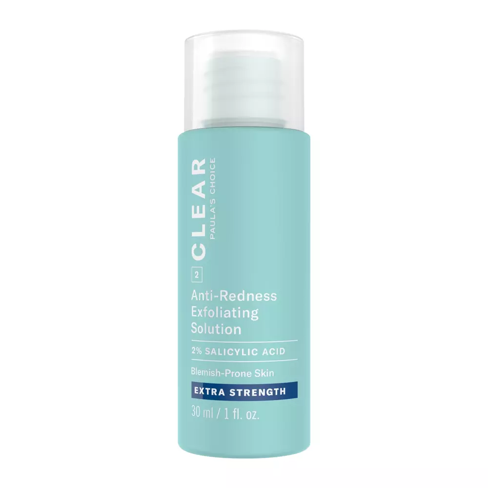 Paula's Choice - Clear - Extra Strength Anti-Redness Exfoliating Solution 2% BHA - Pīlinga šķidrums ar 2% salicilskābi - 30ml