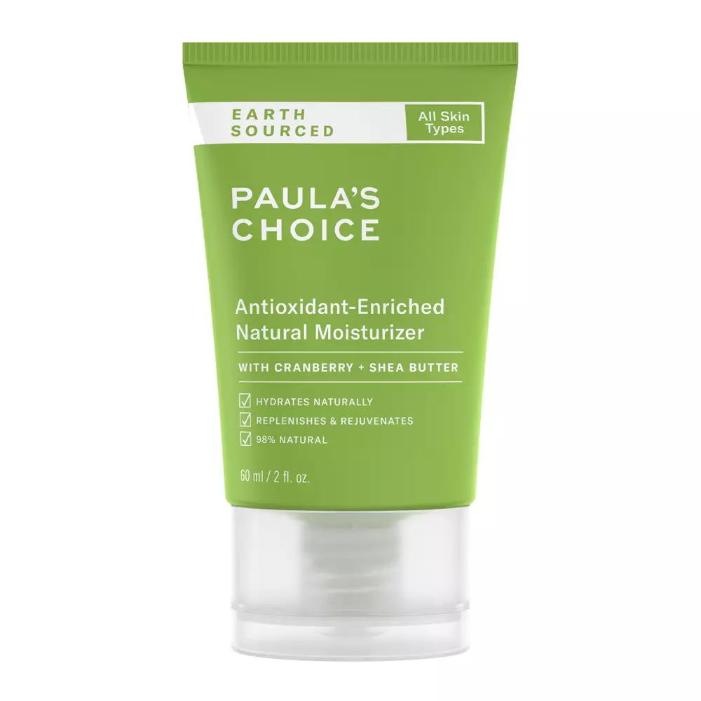 Paula's Choice - Earth Sourced - Antioxidant-Enriched Natural Moisturizer - Mitrinošs antioksidantu krēms - 60ml