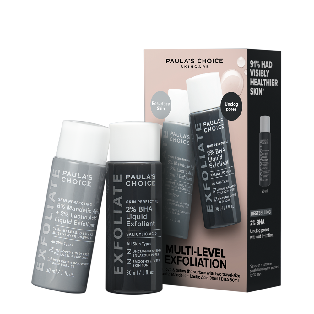 Paula's Choice - Multi-Level Exfoliation Trial Kit - Daudzpakāpju pīlinga komplekts