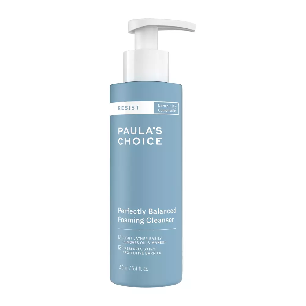 Paula's Choice - Resist - Perfectly Balanced Foaming Cleanser - Nomierinoša mazgājoša želeja - 190ml