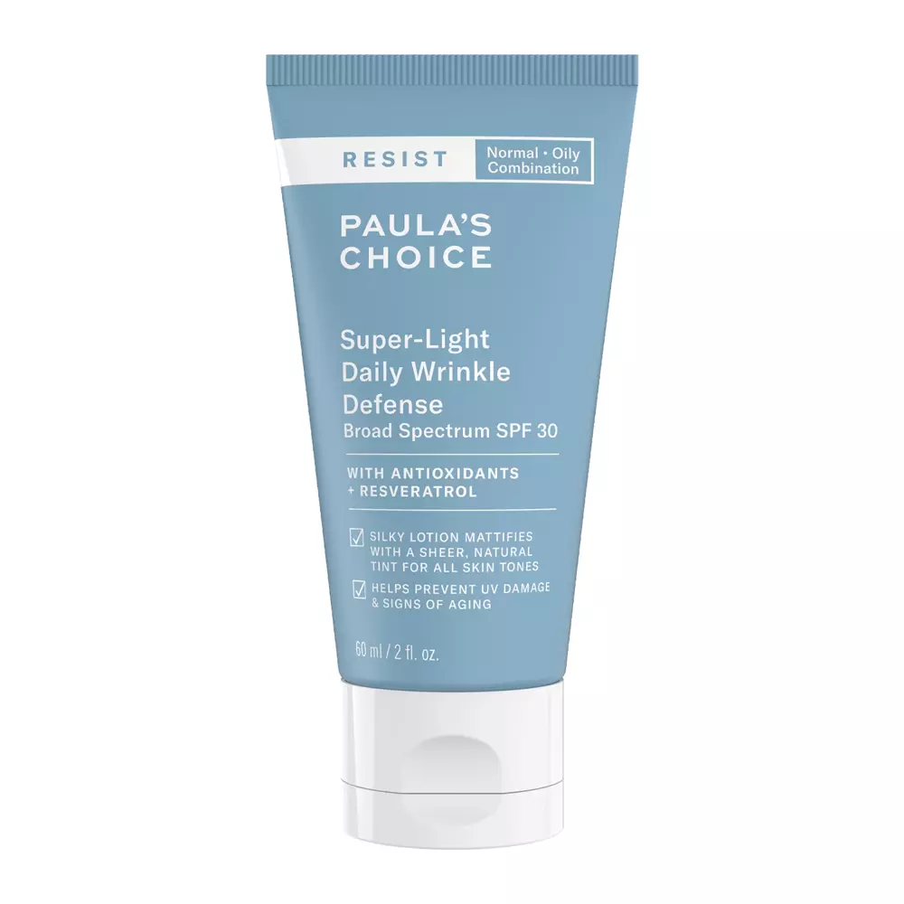 Paula's Choice - Resist - Super-Light Daily Wrinkle Defense SPF30 - Viegls pretgrumbu krēms ar saules aizsargfiltru - 60ml