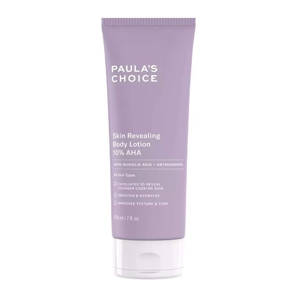 Paula's Choice - Skin Revealing Body Lotion 10% AHA - Tvirtinošs un eksfoliējšos balzams ar 10% glikolskābi - 210ml