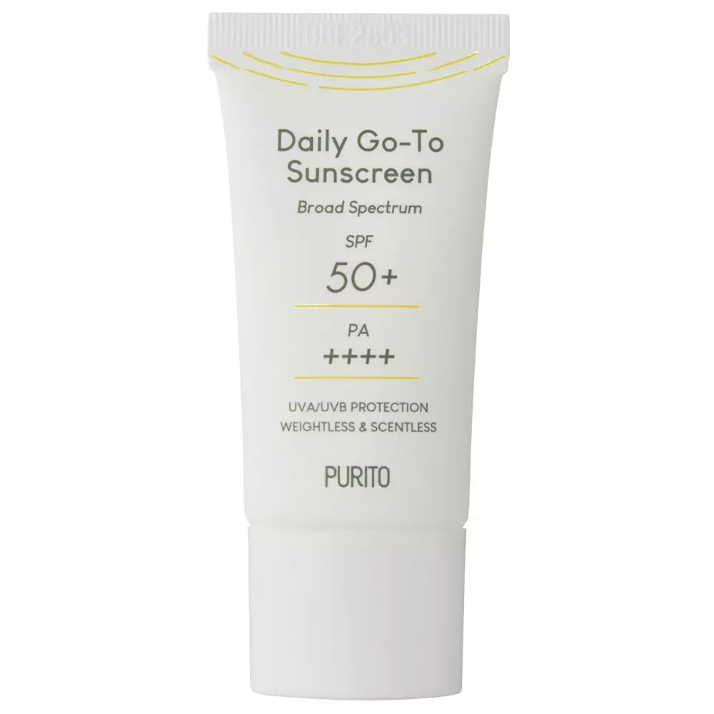 Purito - Daily Go-To Sunscreen SPF50+/PA++++ - Viegls filtrējošs krēms - 15ml