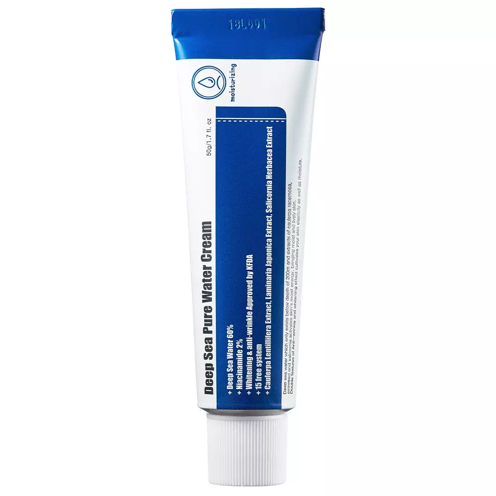 Purito - Deep Sea Pure Water Cream - Mitrinošs jūras ūdens krēms - 50ml