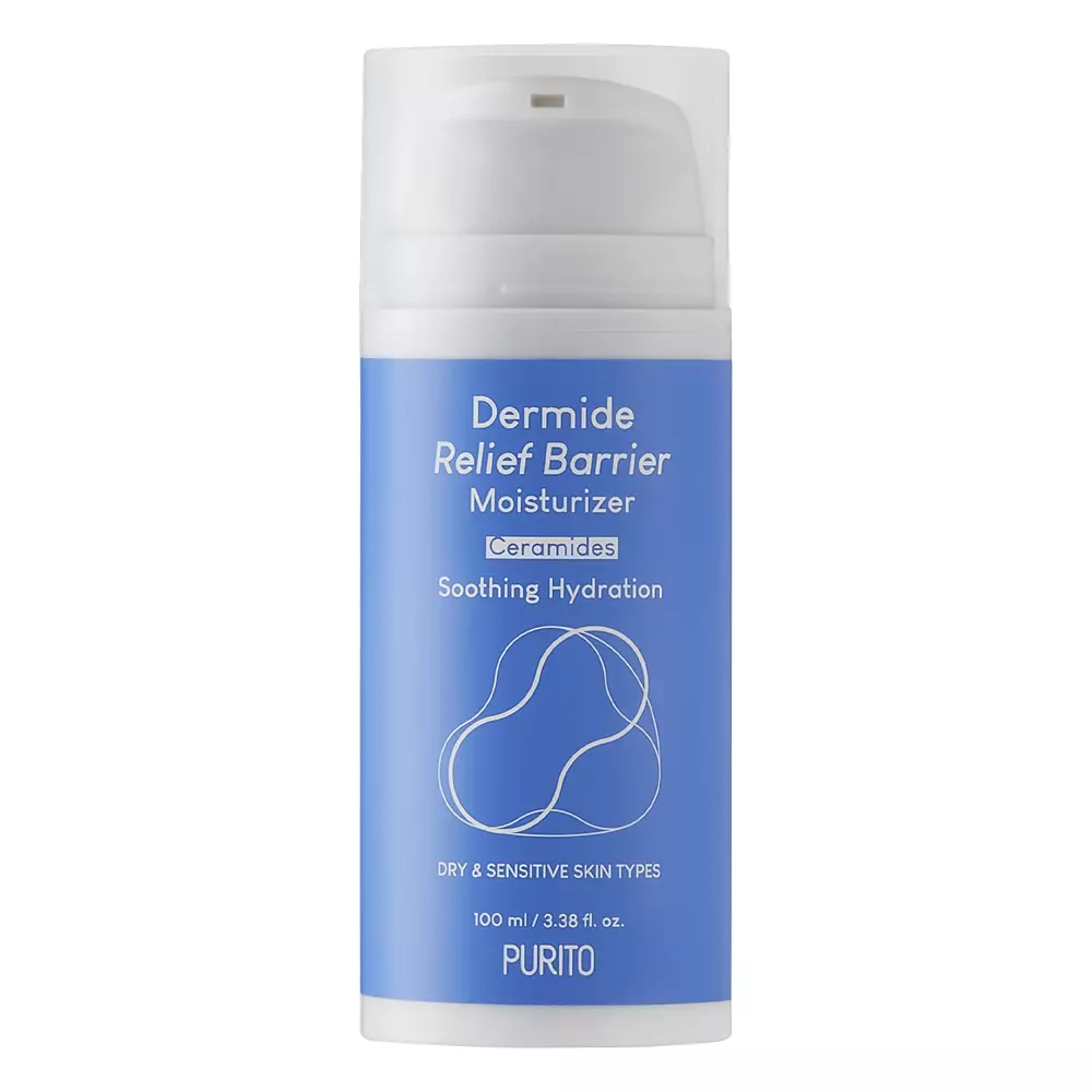 Purito - Dermide Relief Barrier Moisturizer - Atjaunojošs keramīdu krēms - 100ml