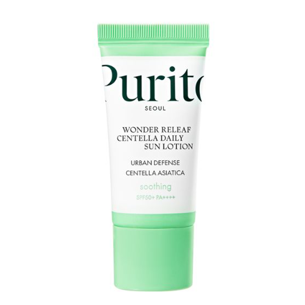 Purito Seoul - Wonder Releaf Centella Daily Sun Lotion SPF 50+ PA++++ - Ultraviegls Saules Aizsargkrēms - 15ml