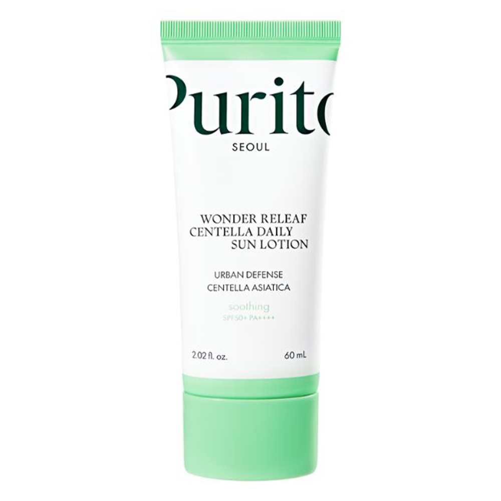 Purito Seoul - Wonder Releaf Centella Daily Sun Lotion SPF 50+ PA++++ - Ultraviegls Saules Aizsargkrēms - 60ml