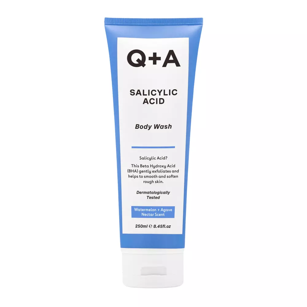 Q+A - Salicylic Acid Body Wash - Ķermeņa mazgāšanas želeja ar salicilskābi - 250ml