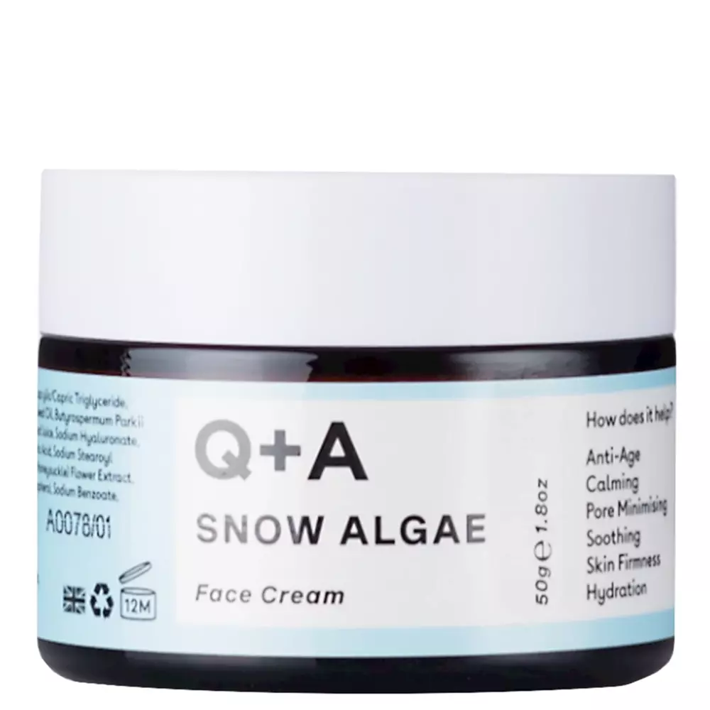 Q+A - Snow Algae Intensive Face Cream - Sejas krēms ar sniega aļģēm - 50g