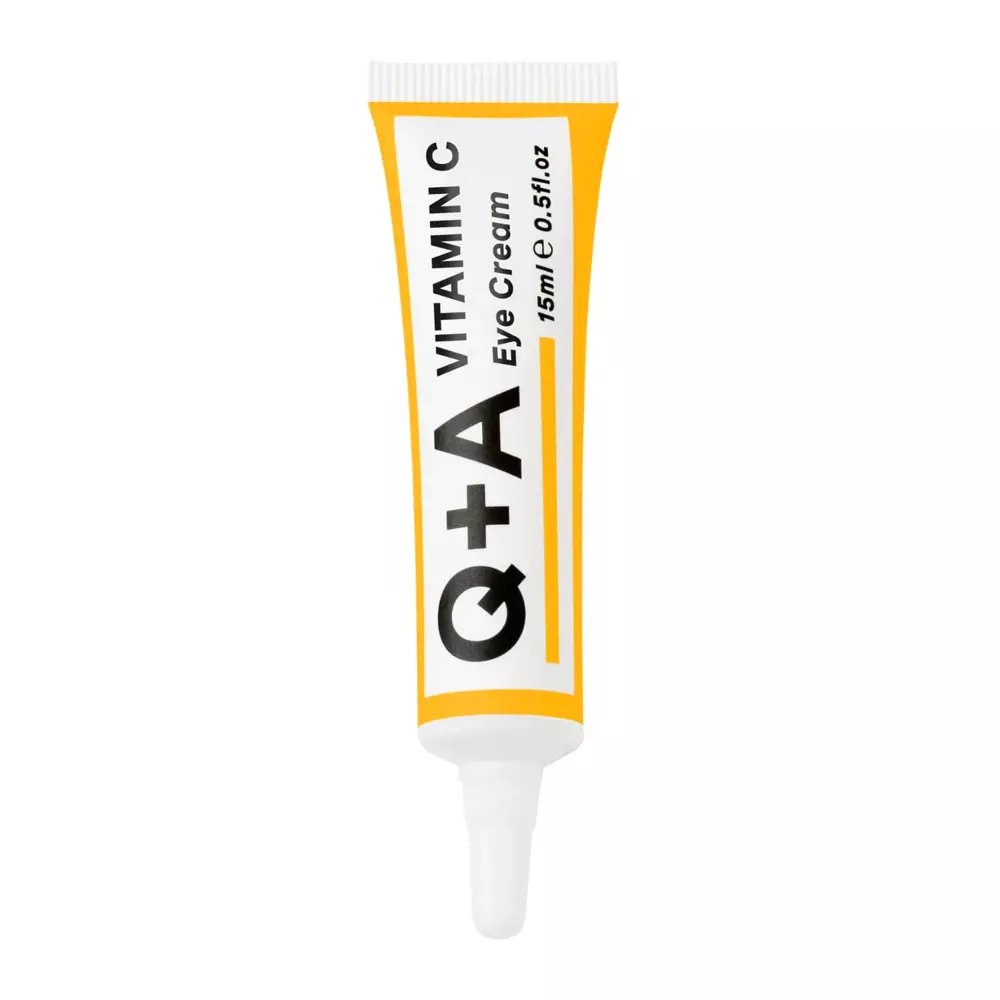 Q+A - Vitamin C Eye Cream - Izgaismojošs krēms ādai zem acīm ar C vitamīnu - 15ml