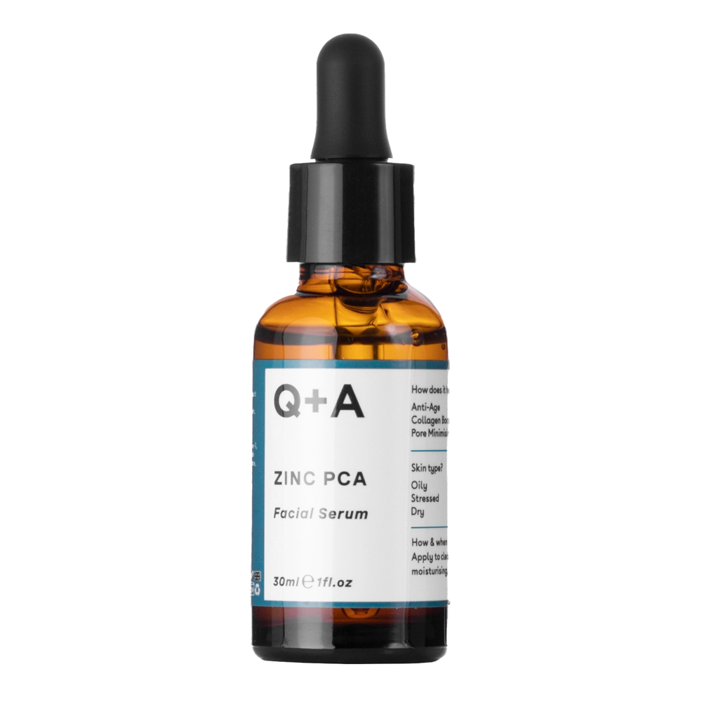 Q+A - Zinc PCA - Facial Serum - Dziedinošs un atjaunojošs sejas serums ar cinka PCA - 30ml