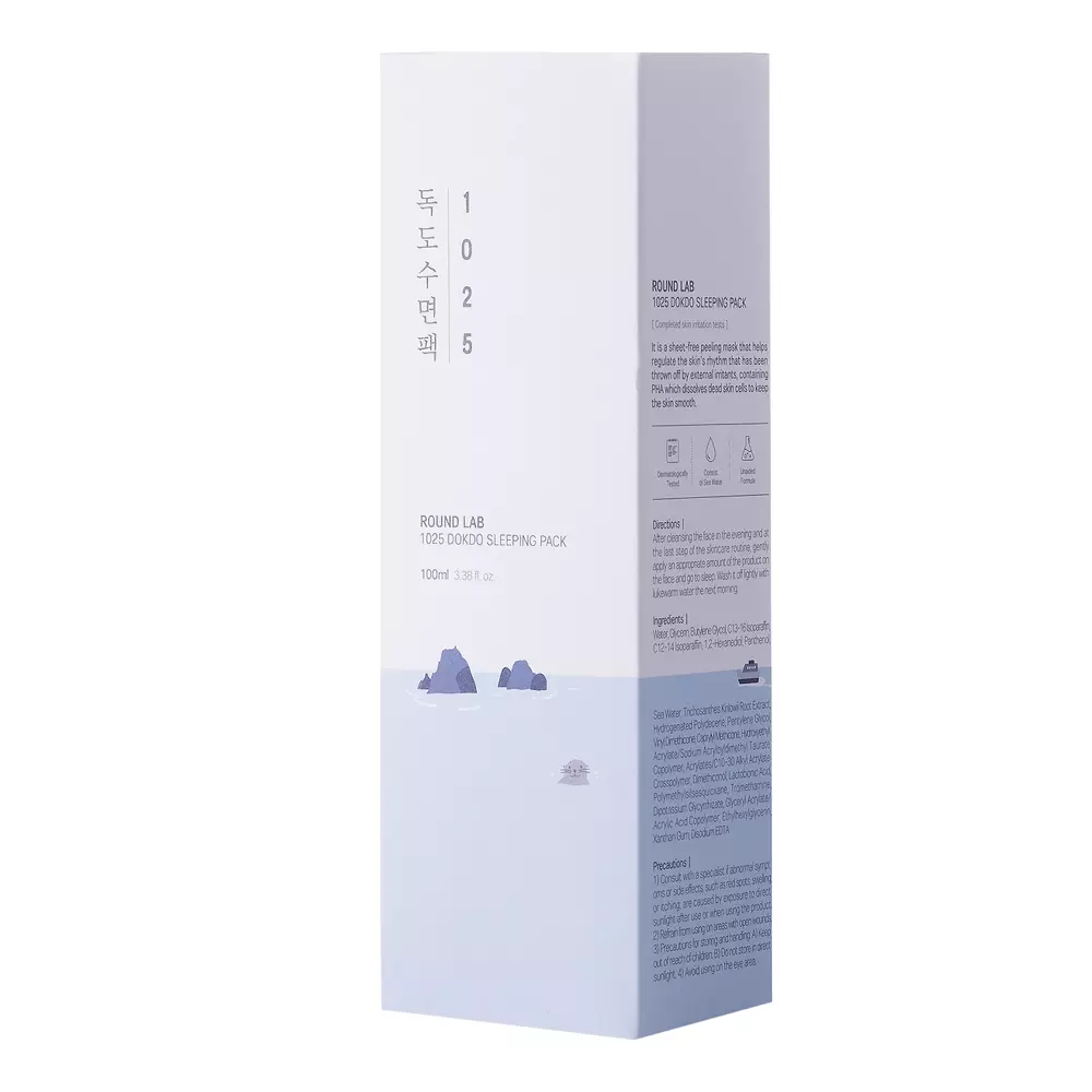 Round Lab - 1025 Dokdo Sleeping Pack - Atkuriamasis naktinis kremas-kaukė - 100ml