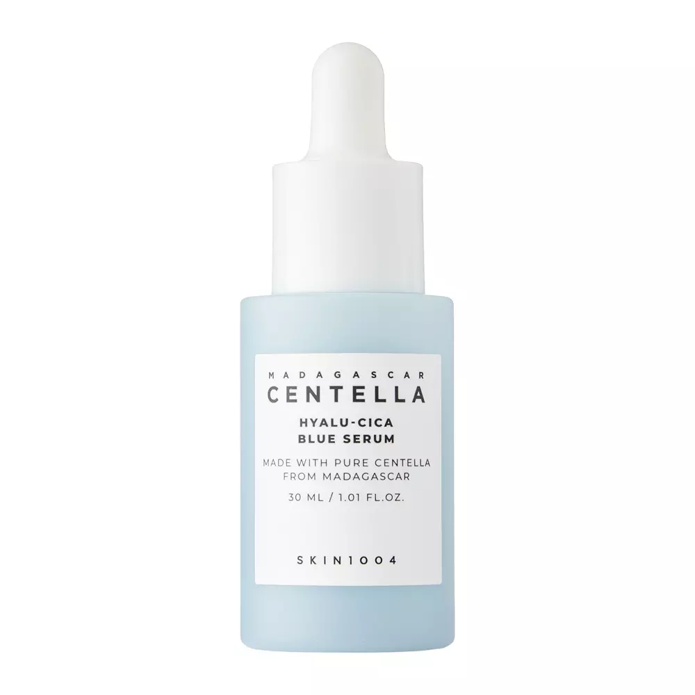 SKIN1004 - Madagascar Centella Hyalu-Cica Blue Serum - Hialuroniskais serums ar aziātisko centellu (Centella Asiatica) - 30ml