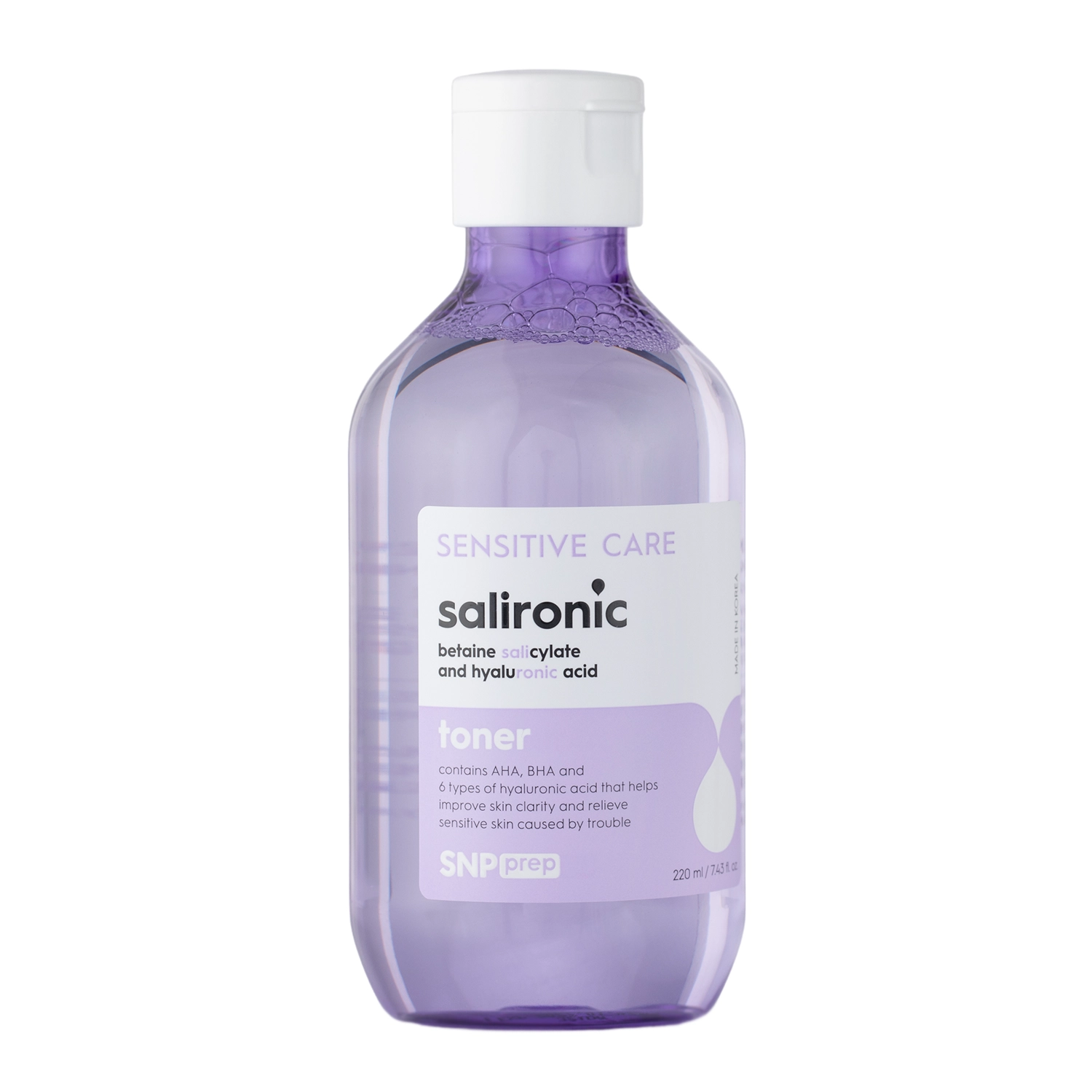 SNP - Prep Salironic Toner - Pīlinga-Mitrinošs Toniks Sejai ar Betaīna Salicilātu - 220ml