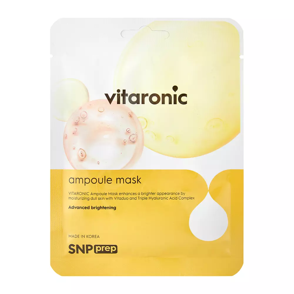 SNP - Prep Vitaronic Ampoule Mask - Izgaismojoša Sejas Maska - 25ml/1gab.