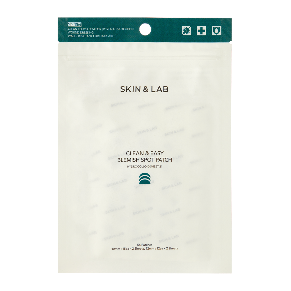 Skin&Lab - Clean & Easy Blemish Spot Patch - Nepilnību Novērsošie Patči - 54szt