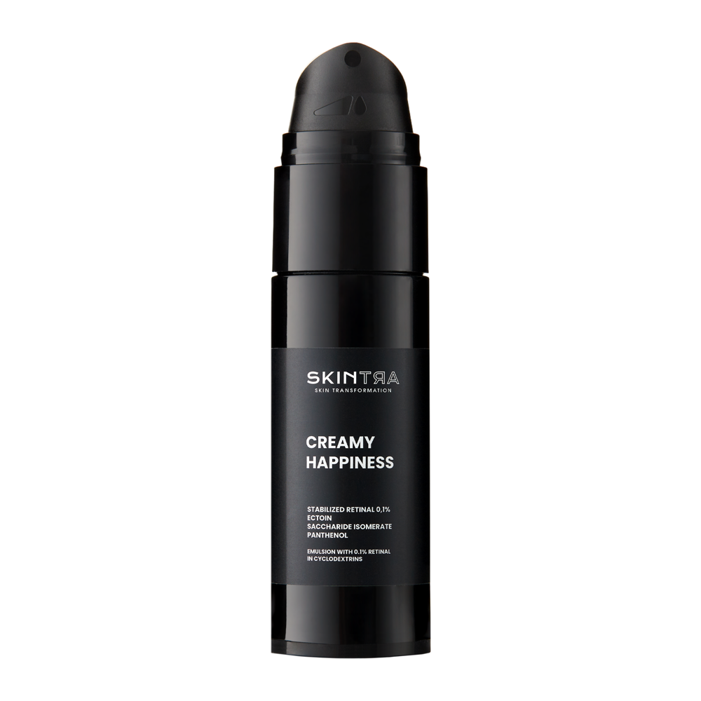 SkinTra - Creamy Happiness -  Emulsija ar retinālu 0,1% ciklodekstrīnos - 30ml