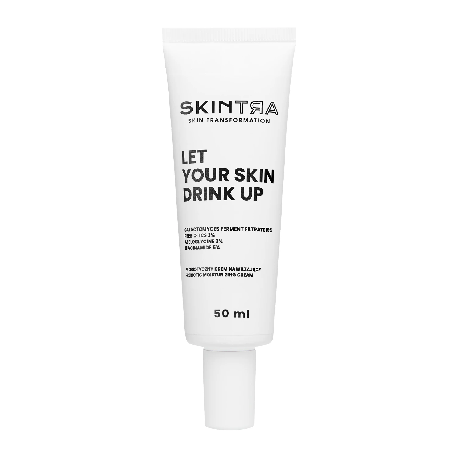 SkinTra - Let Your Skin Drink Up - Prebiotiskais mitrinošais krēms - 50ml