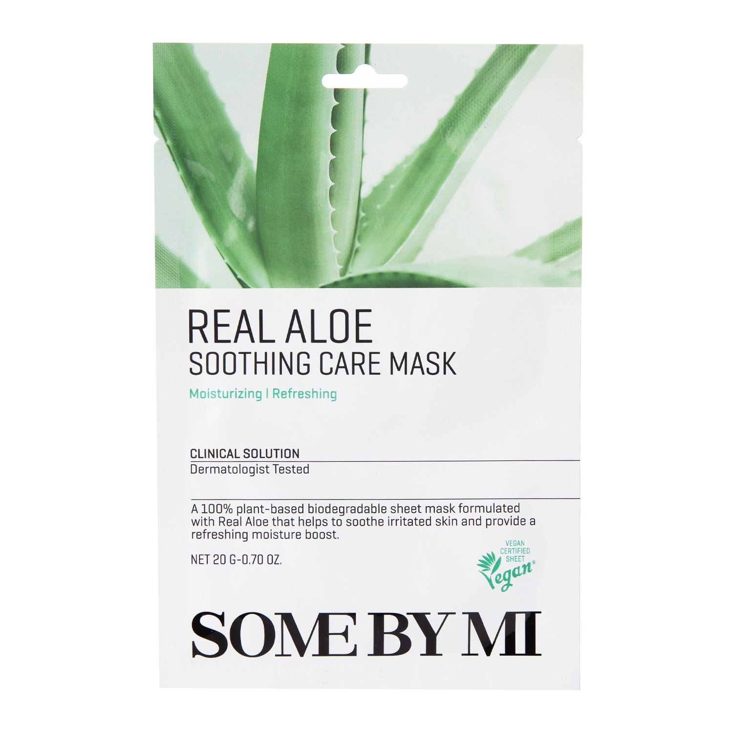 Some By Mi - Real Aloe Soothing Care Mask - Nomierinoša apvalka maska - 20g