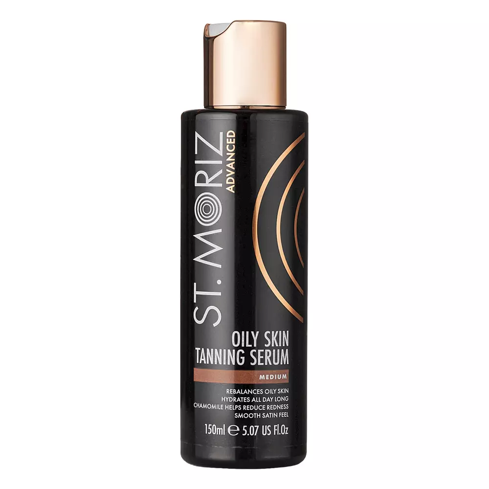 St. Moriz - Advanced - Oily Skin Tanning Serum - Paštonējošs Serums Taukainai Ādai - 150ml