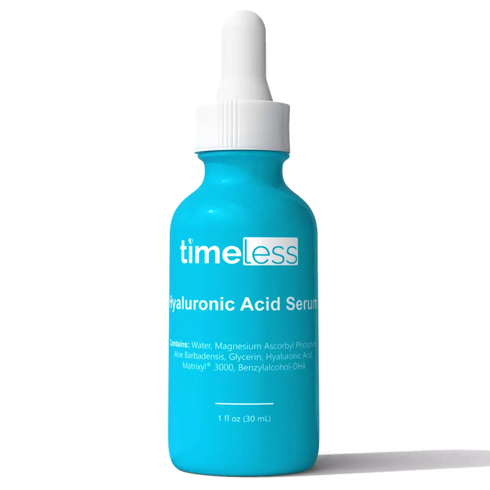 Timeless Skin Care - Hyaluronic Acid + Vitamin C Serum - Serums ar hialuronskābi un C vitamīnu - 30ml