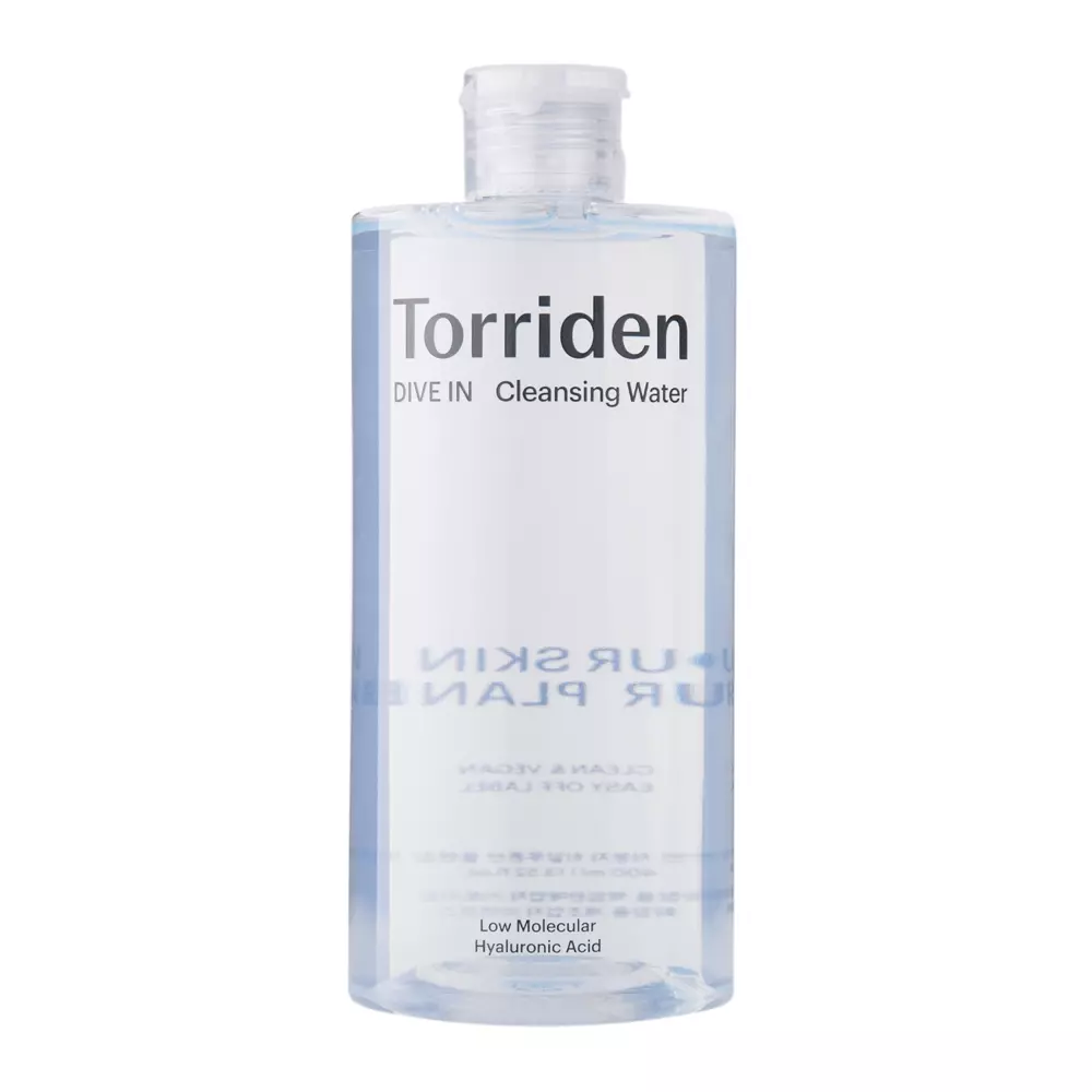 Torriden - Dive In - Low Molecular Hyaluronic Acid Cleansing Water - Mitrinošs micelārais šķidrums- 400ml 