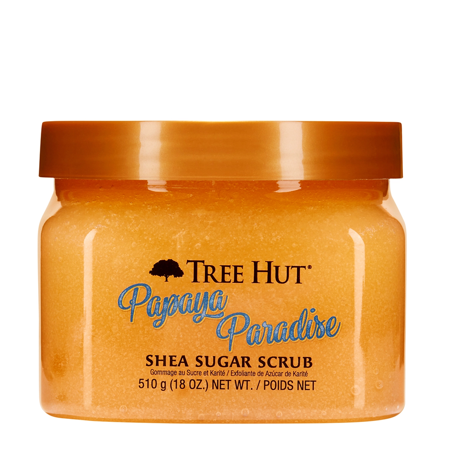 Tree Hut - Shea Sugar Scrub Papaya Paradise - Cukura Pīlings Ķermenim - Papaija - 510g