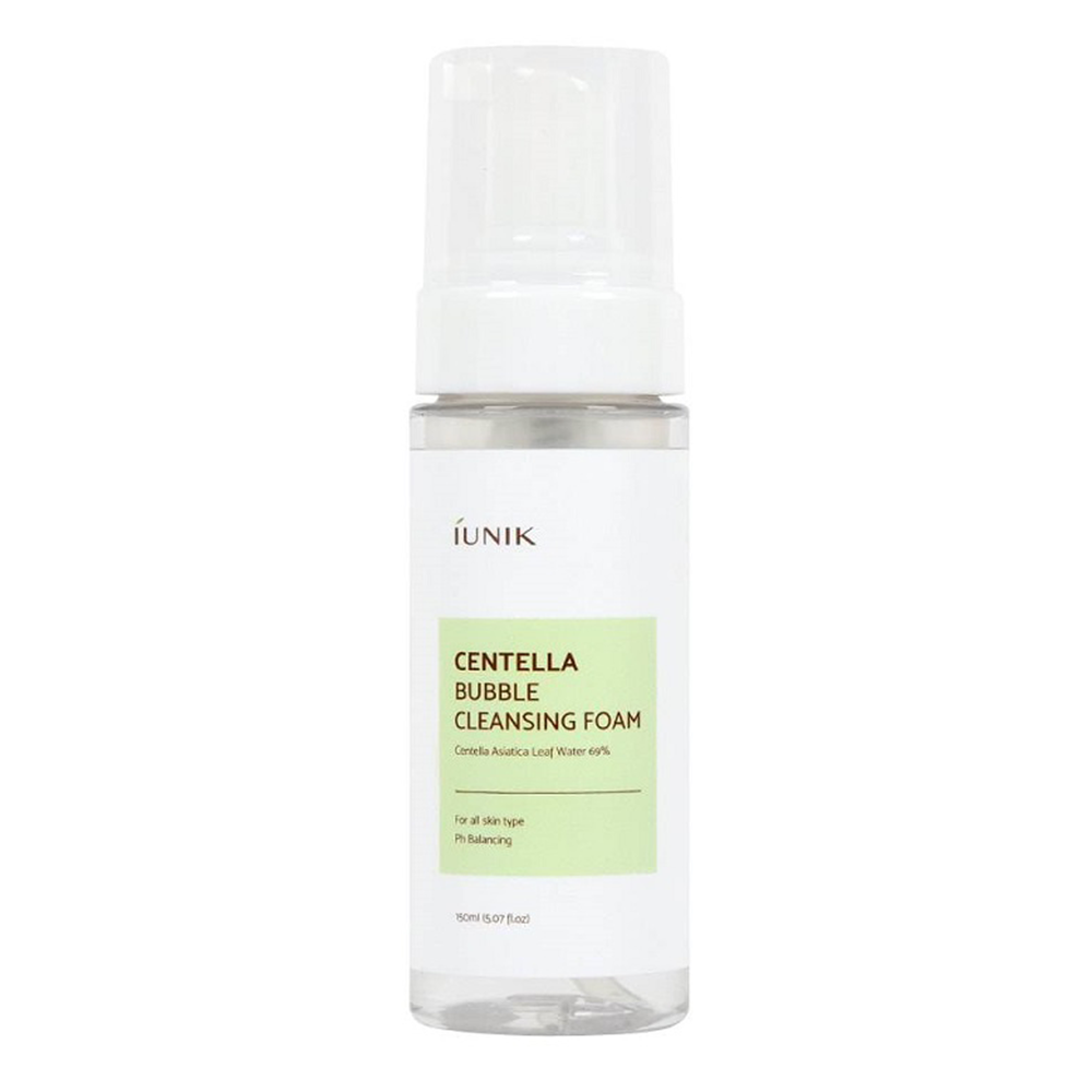 iUNIK - Centella Bubble Cleansing Foam - Mazgāšanas putas ar Āzijas centellu - 150ml