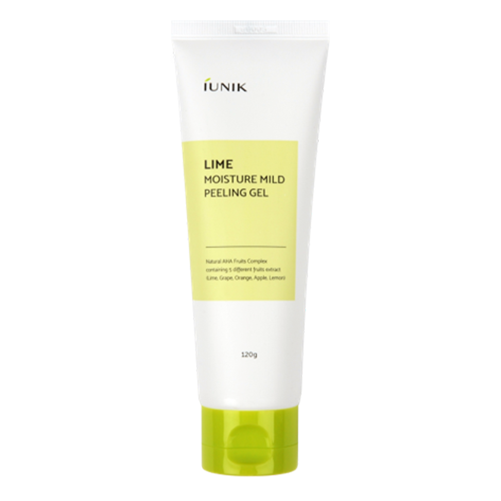 iUNIK - Lime Moisture Mild Peeling Gel - Maigais gēla pīlings ar dabīgo AHA augļu kompleksu - 90ml