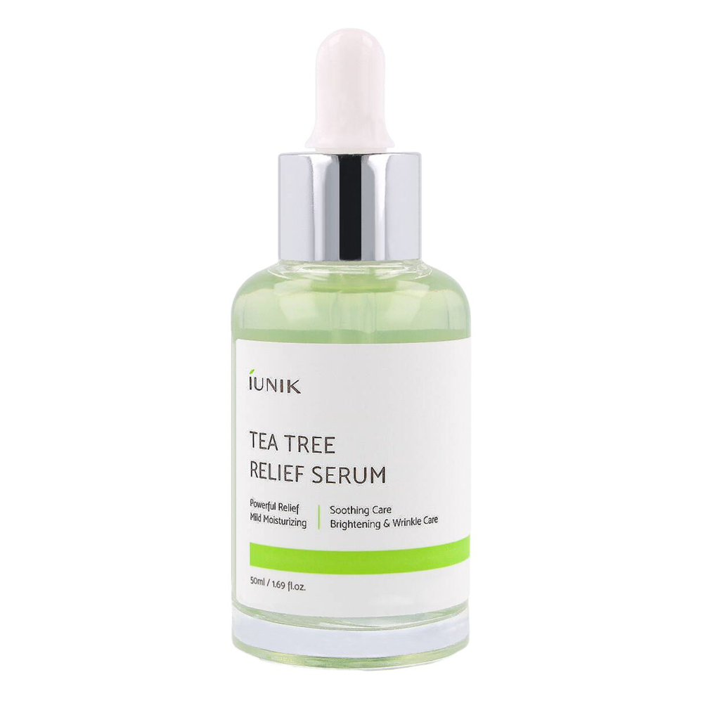 iUNIK - Tea Tree Relief Serum - Serums problemātiskai ādai ar tējas koka ūdeni - 50ml