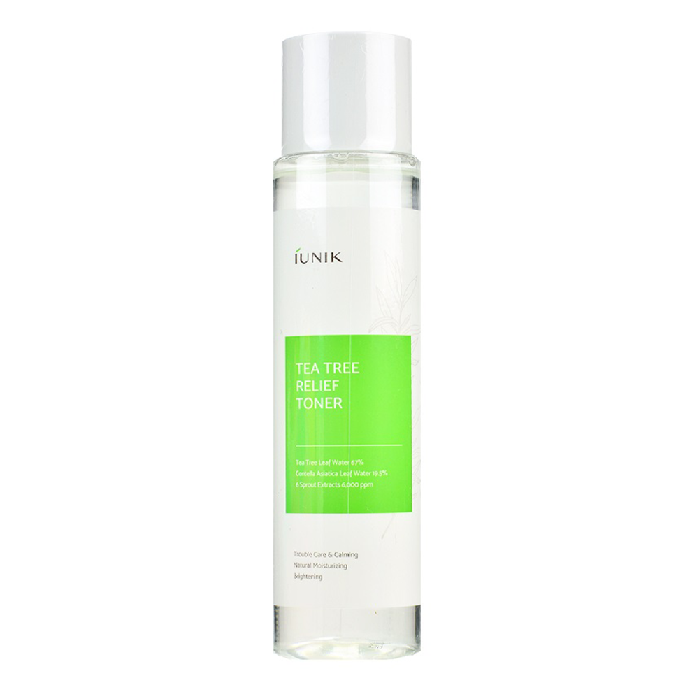 iUNIK - Tea Tree Relief Toner - Nomierinošs tonizējošs losjons ar tējas koka ūdeni - 200ml