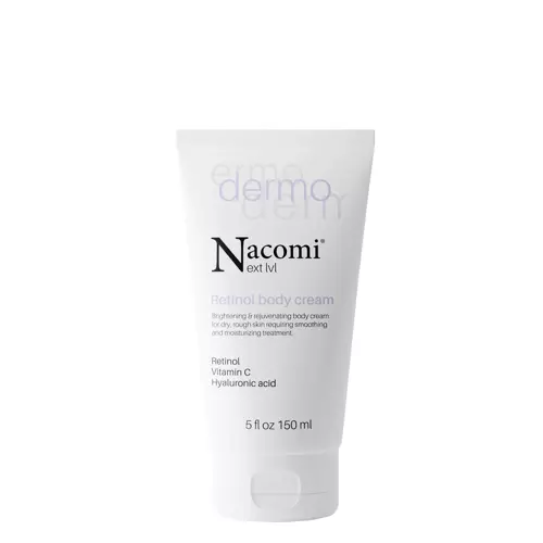 Nacomi - Dermo - Izgaismojošs un Atjaunojošs Ķermeņa Krēms ar Retinolu un C Vitamīnu - 150ml