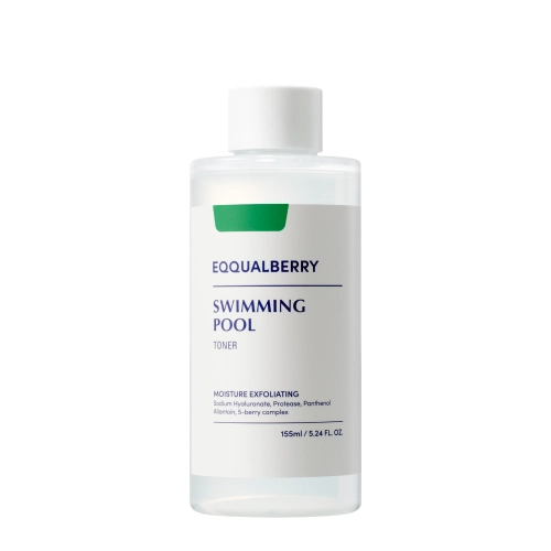 EQQUALBERRY - Swimming Pool Daily Facial Toner - Mitrinoši-Nolobošs Toniks Sejai - 155ml