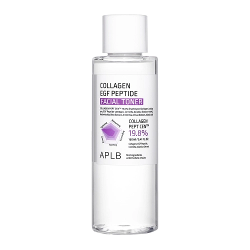 APLB - Collagen EGF Peptide Facial Toner - Mitrinošs un Nostiprinošs Sejas Toniks - 160ml
