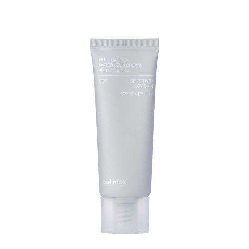 Celimax - Dual Barrier Watery Sun Cream SPF50+ PA++++ - Mitrinošs Saules Aizsargkrēms ar Divkāršu Aizsardzību - 40ml 